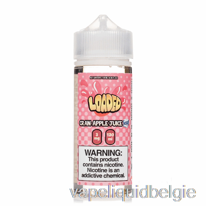 Vape België Iced Cran Apple - Geladen E-vloeistof - Meedogenloos - 120ml 0mg